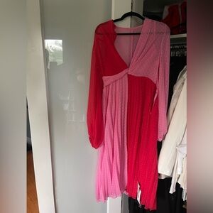 ASOS Two Toned Long Sleeve Dress